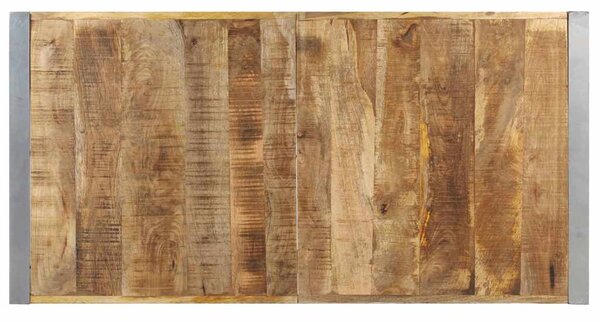 Konferenční stolek 140 x 70 x 40 cm hrubé mangovníkové dřevo 321587