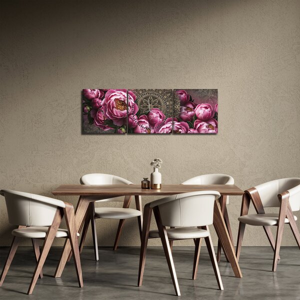 Obraz - Harmonie (s hodinami) (90x30 cm)