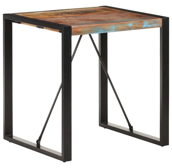 Jídelní stůl 70 x 70 x 75 cm masivní recyklované dřevo 321597