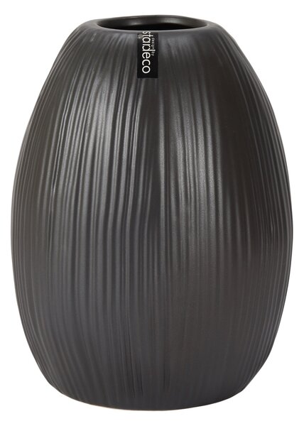Keramická váza černá 19cm