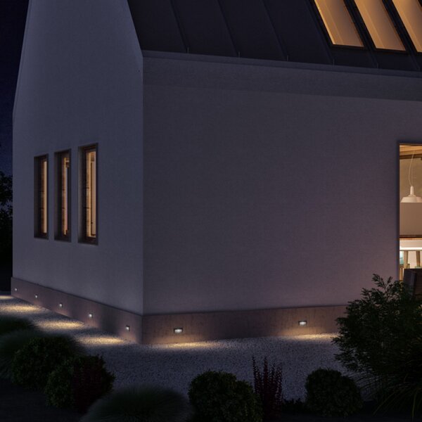 Rendl - Design Venkovní zápustné LED svítidlo Gordiq, 3000K, IP65 Barva: Bílá