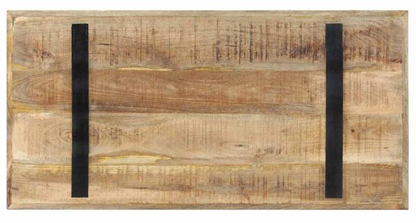 Jídelní stůl 120 x 60 x 76 cm hrubé mangovníkové dřevo 321604