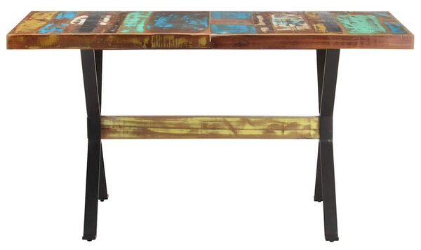 Jídelní stůl 140 x 70 x 76 cm masivní recyklované dřevo 321607