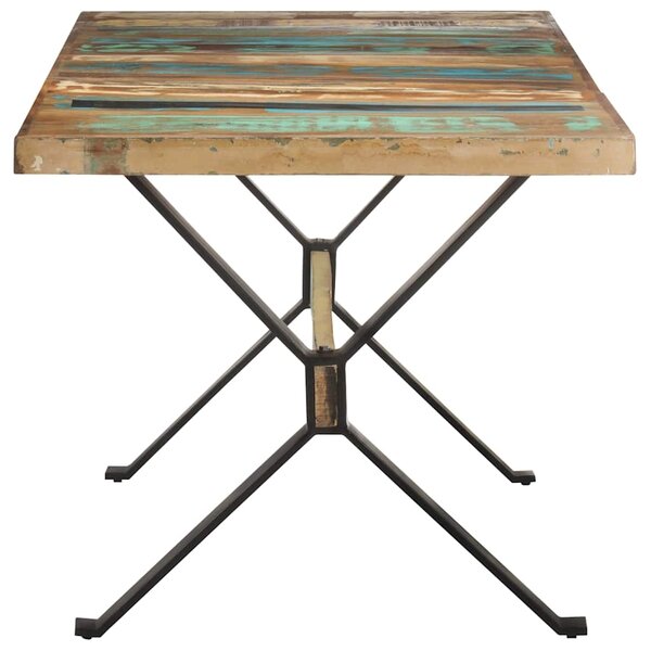 Jídelní stůl 160 x 80 x 76 cm masivní recyklované dřevo 321609