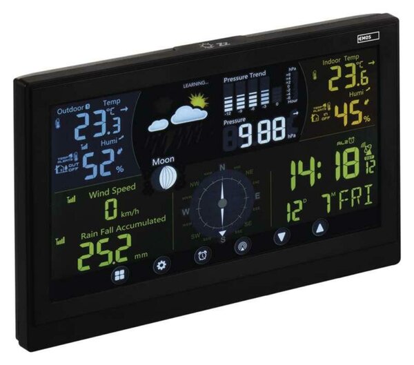 EMOS Bezdrátová meteostanice profi E6016 s anemometrem E6016