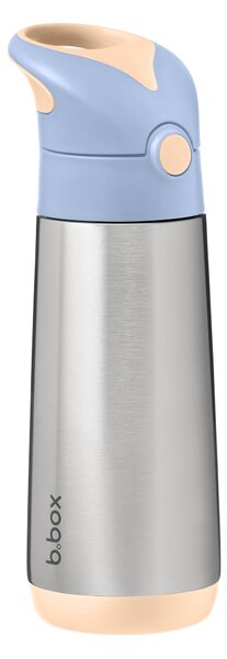 Termoska s brčkem, 500ml, b.box, broskvová