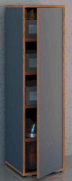 Botník SALIA Antracit/dub medový š: 30 cm