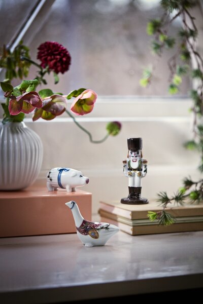 Kähler Design Porcelánová figurka Goose - 8 cm KD584