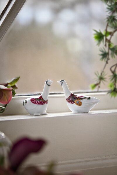 Kähler Design Porcelánová figurka Goose - 8 cm KD584