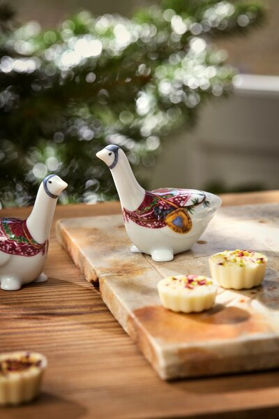 Kähler Design Porcelánová figurka Goose - 8 cm KD584