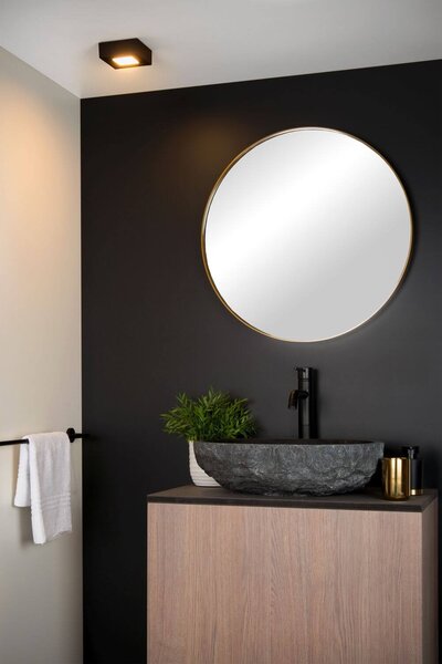 Lucide 28117/11/30 LED přisazené stropní svítidlo Brice 1x8W | 362lm | 3000K | IP44 - stmívatelné, do koupelny