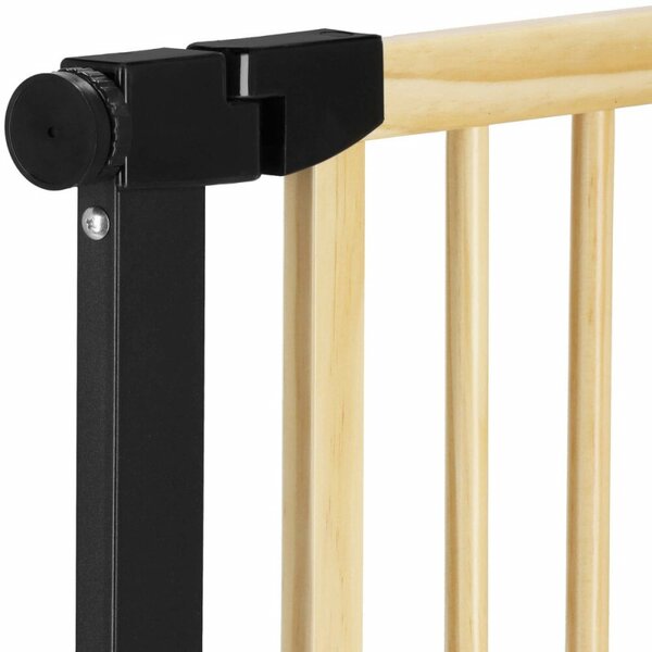 Bezpečnostní zábrana 75-82 cm SPRINGOS BABYLOCK hnědá/černá