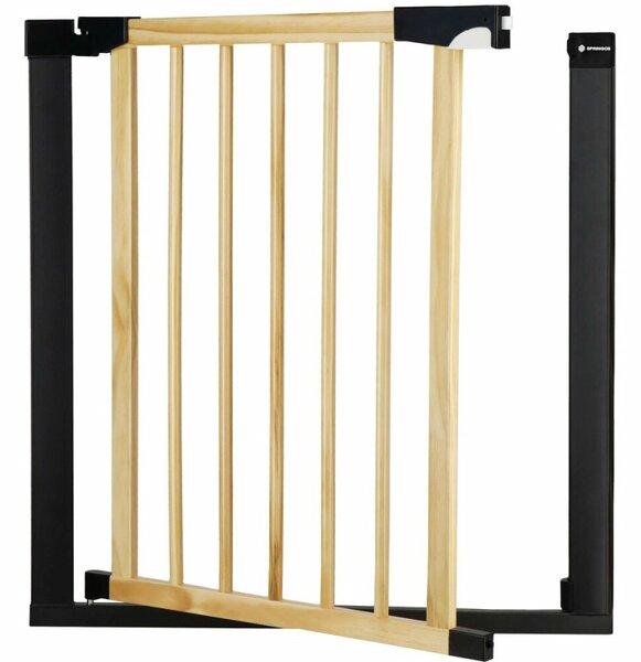 Bezpečnostní zábrana 75-110 cm SPRINGOS BABYLOCK hnědá/černá