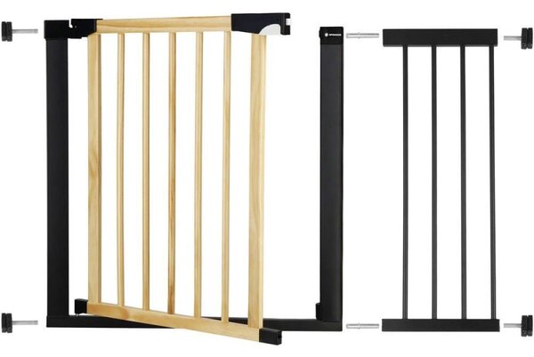 Bezpečnostní zábrana 75-110 cm SPRINGOS BABYLOCK hnědá/černá