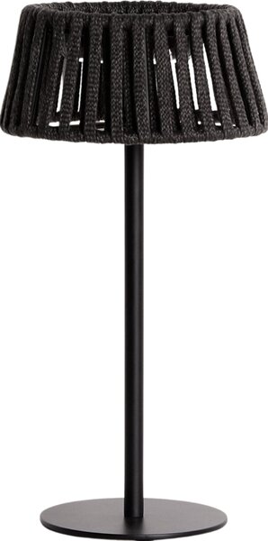 Kave Home Černá zahradní solární LED lampa Aldet
