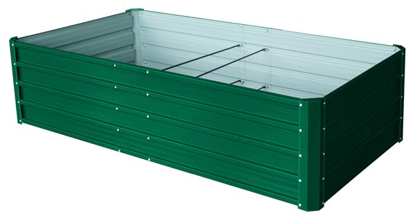 Vyvýšený zahradní záhon BestBerg VZ-800Z / 800 l / 180 x 90 x 47 cm / zelená