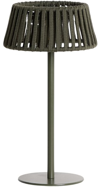 Kave Home Zelená zahradní solární LED lampa Aldet