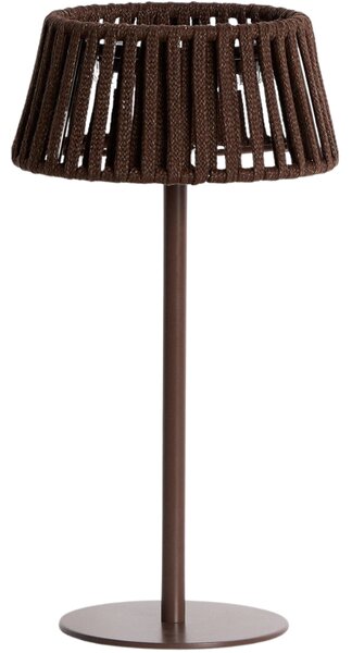 Kave Home Hnědá zahradní solární LED lampa Aldet