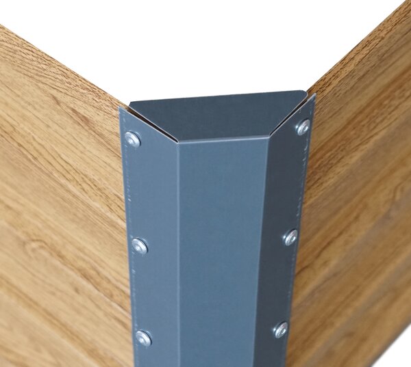 Vyvýšený zahradní záhon BestBerg VZ-1250RW / 1250 l / 240 x 90 x 58 cm / dekor dřeva