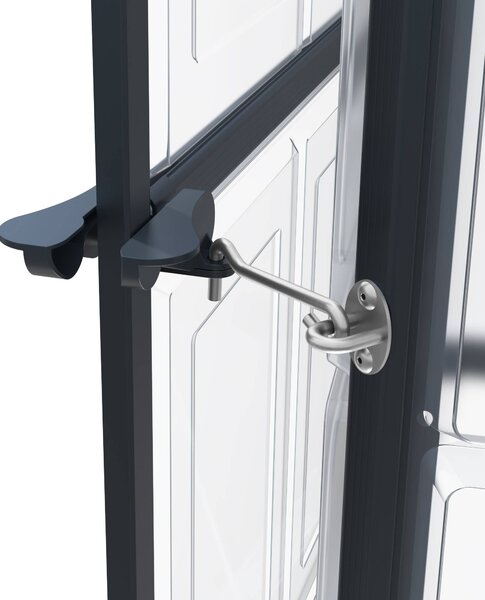 Skleník se základnou BestBerg SH-9B / 9 m² / 480 x 182 x 208 cm / černá