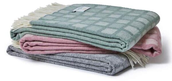 Vlněná deka Manhattan Dove Grey 183 x 150 cm Tweedmill