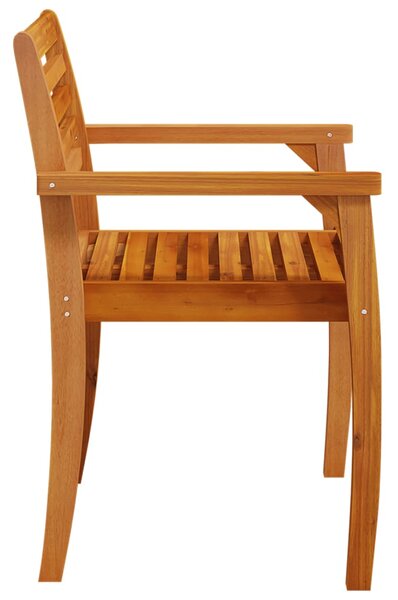 Zahradní židle 4 ks 59 x 55 x 85 cm masivní akáciové dřevo 3216303