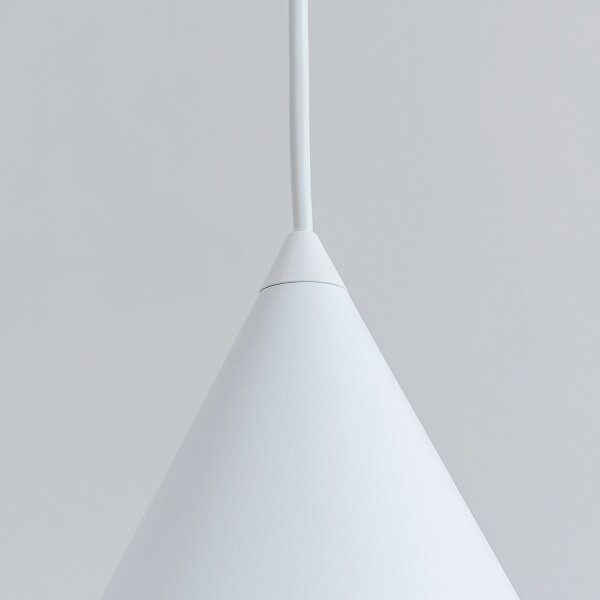 Lustr na lanku ETNA II 1xE27/15W/230V pr. 18,5 cm bílá