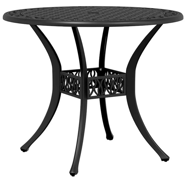 3dílný bistro set černý litý hliník 3216331