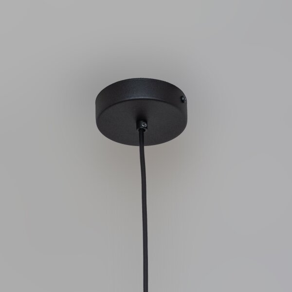 Lustr na lanku ETNA II 1xE27/15W/230V pr. 18,5 cm černá