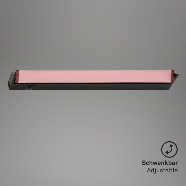 BRILO 2224-015 LED skříňkové svítidlo 54,5 cm 6W 800lm černá - BRILO