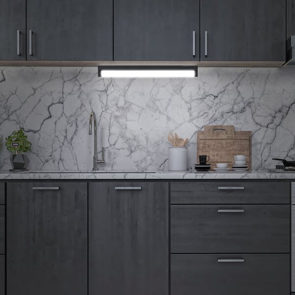 BRILO 2224-015 LED skříňkové svítidlo 54,5 cm 6W 800lm černá - BRILO