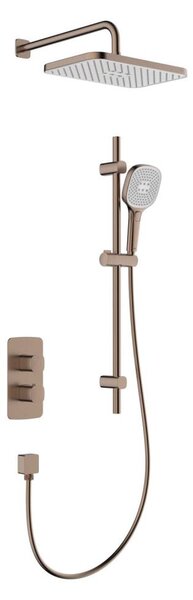 KFA Armatura 5759-301-34 - Sprchová sada s term. podom. baterií MALAGA rose gold