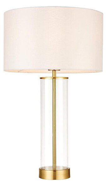 Endon 68802 -Stmívatelná dotyková stolní lampa LESSINA 1xE27/10W/230V zlatá/bílá