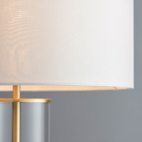 Endon 68802 -Stmívatelná dotyková stolní lampa LESSINA 1xE27/10W/230V zlatá/bílá