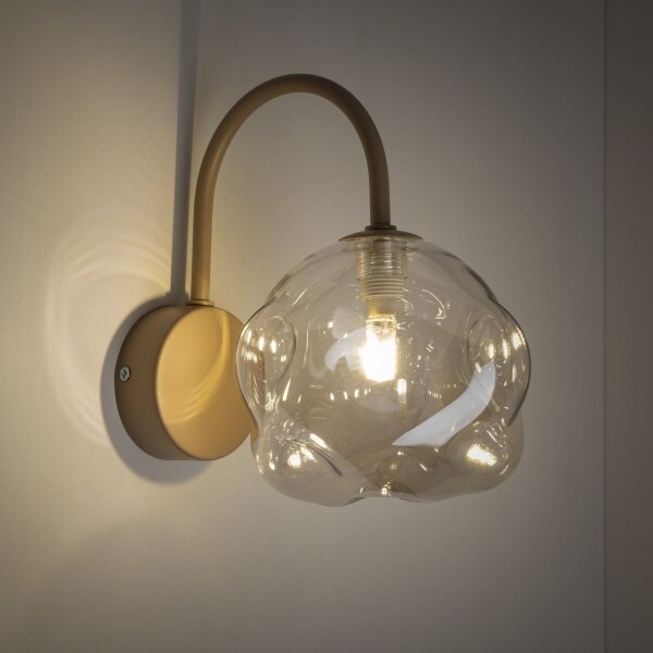 Brilagi - Nástěnná lampa VULCANO 1xG9/8W/230V béžová/kouřová béžová