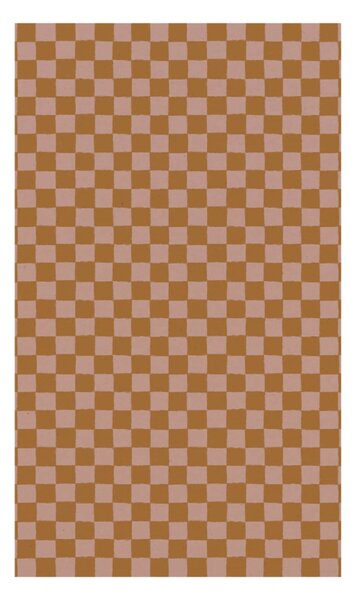 Balicí papír Checker Rose / Ocher – 10 m