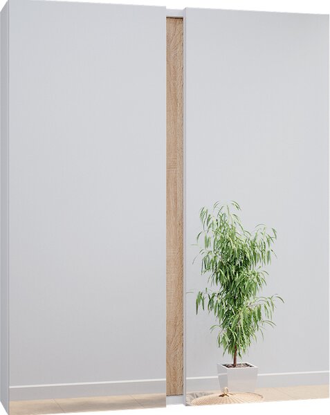 Koupelnová zrcadlová skříňka Vicco Gloria Bílá 70.4 x 84 cm se 2 dvířky, Model 40879