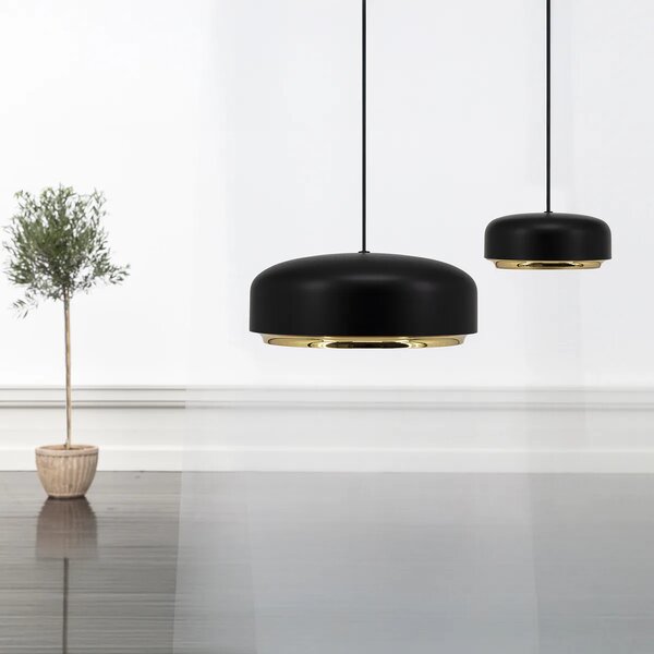 Umage Závěsné LED svítidlo HAZEL, 21W, Ø 40 cm, CRI85, 3000K nestmívatelné Barva: Černá