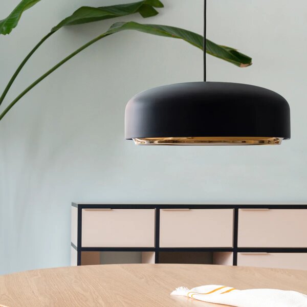 Umage Závěsné LED svítidlo HAZEL, 21W, Ø 40 cm, CRI85, 3000K nestmívatelné Barva: Černá