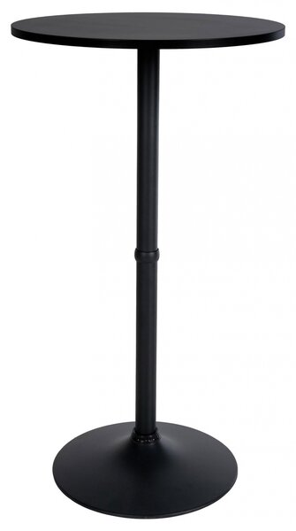 Barový stůl kulatý DS25199, černý / rám černý - v108 x Ø60 cm