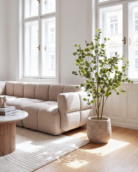 Umělá rostlina EUCALYPTUS TREE 156 cm Zelená
