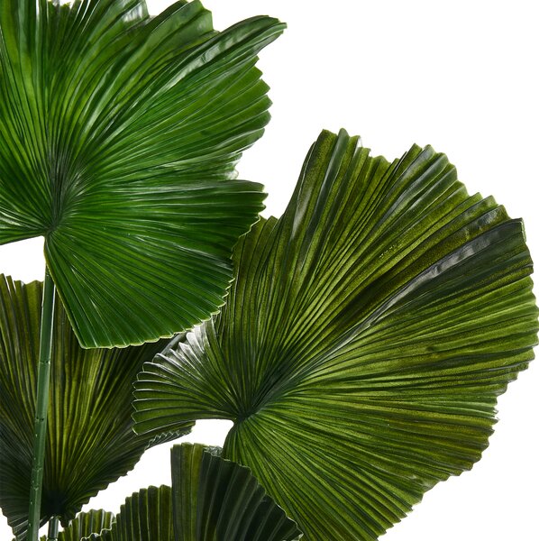 Umělá rostlina RUFFLED FAN PALM 98 cm Zelená