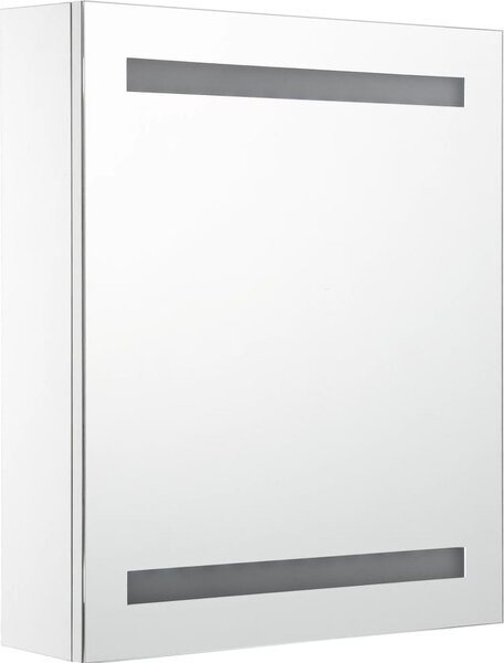 LED koupelnová skříňka se zrcadlem 50 x 13,5 x 60 cm