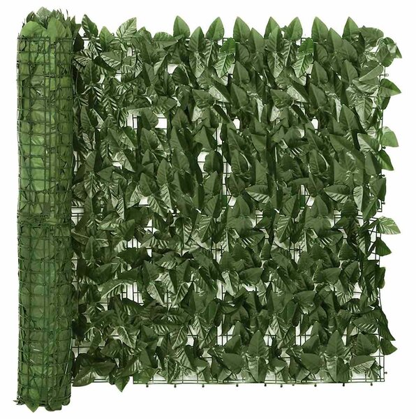 Balkonová zástěna s tmavě zelenými listy 200 x 75 cm 3216420