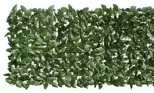 Balkonová zástěna s tmavě zelenými listy 200 x 75 cm 3216420