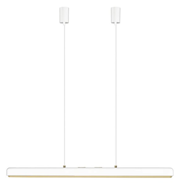 Umage Závěsné LED linearní svítidlo Hazel Branch, 24W, d. 100 cm, 2700-6000K Barva: Bílá-mosaz