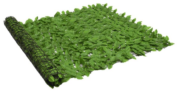 Balkonová zástěna se zelenými listy 300 x 150 cm 3216425