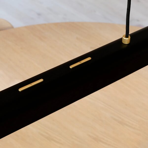 Umage Závěsné LED linearní svítidlo Hazel Branch, 24W, d. 100 cm, 2700-6000K Barva: Bílá-mosaz
