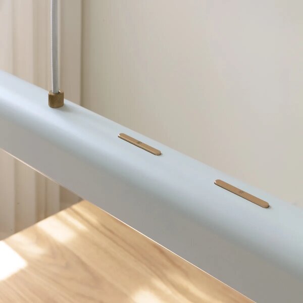 Umage Závěsné LED linearní svítidlo Hazel Branch, 24W, d. 100 cm, 2700-6000K Barva: Bílá-mosaz