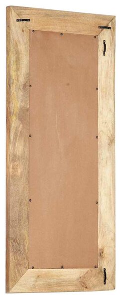Ručně vyřezávané zrcadlo 110 x 50 x 2,5 cm masivní mangovník 321649